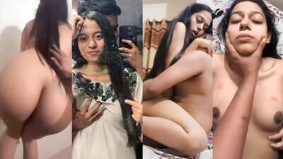 Horny GF Nude Riding Dancing Slapping Ass